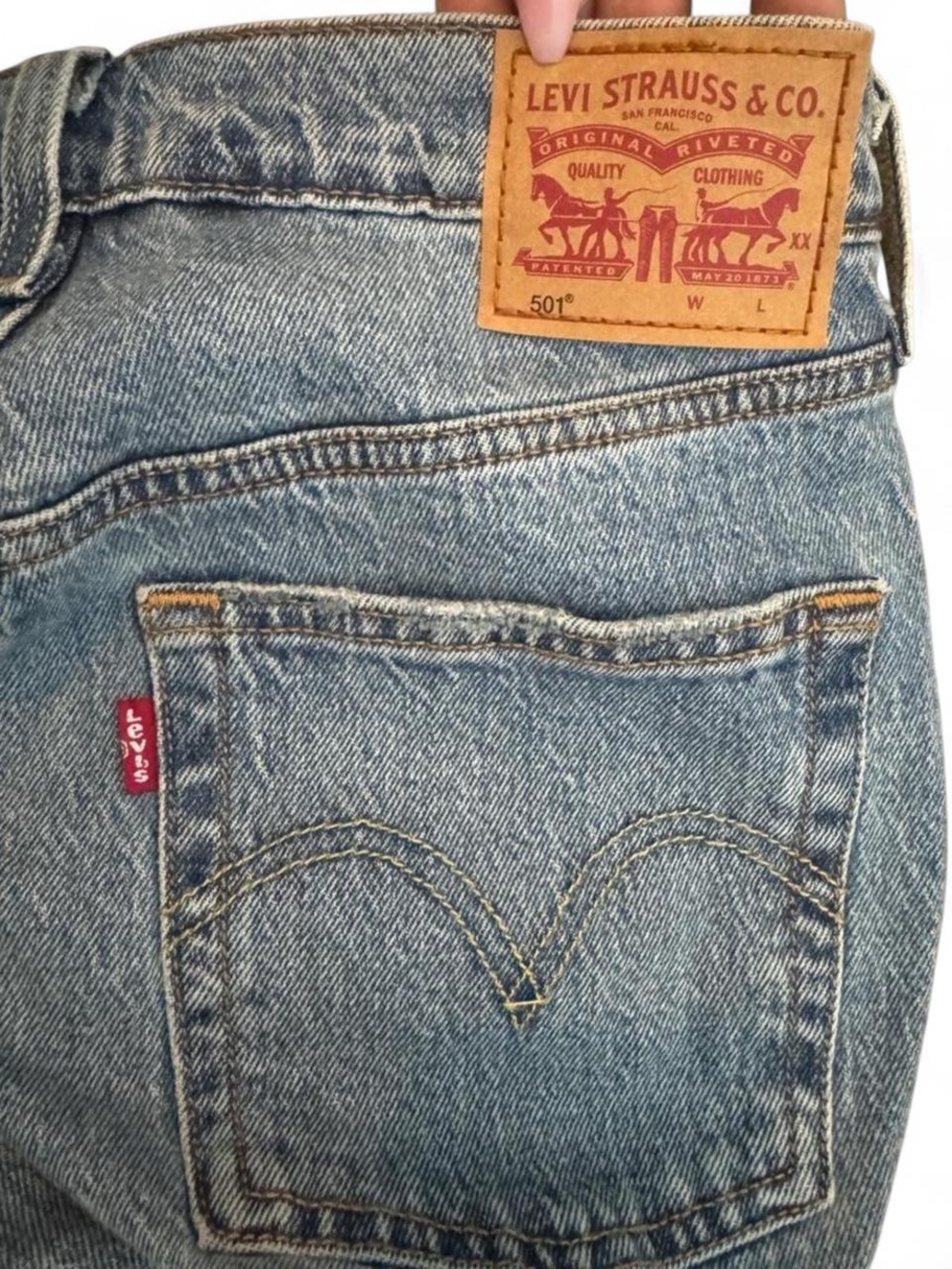 Levi's - 501 - Vintage Wash - Straight Leg Size 28 - Picture 5 of 7